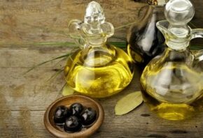 Olivový olej na masáž prsného oleja