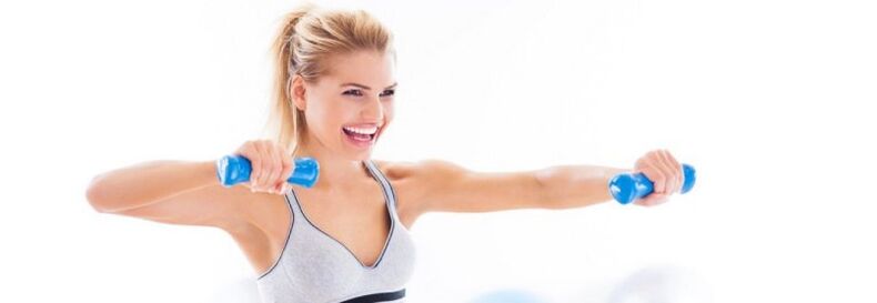 Cvičenie na zvýšenie objemu poprsia doma